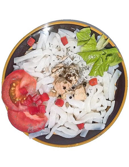 macarrones de konjac keto