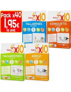 Pack x40 Pastas Konjac KetoPasta ZERO