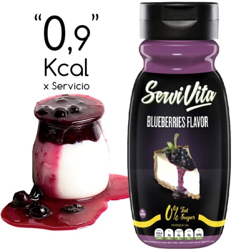 sirope de arandanos serivita