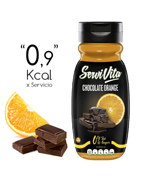 sirope de chocolate y naranja servivita