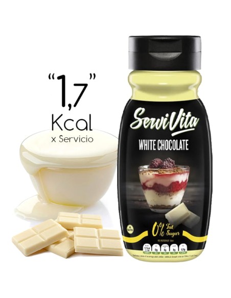 sirope de chocolate blanco servivita