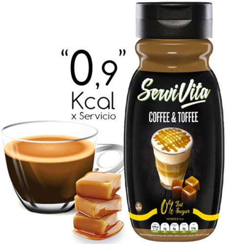 sirope de cafe y toffee servivita