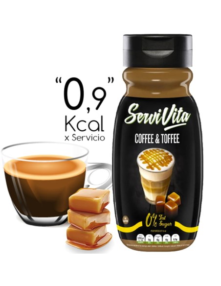 sirope de cafe y toffee servivita