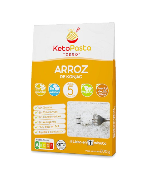 Arroz sin carbohidratos ketopasta caja