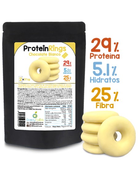 protein rings chocolate blanco