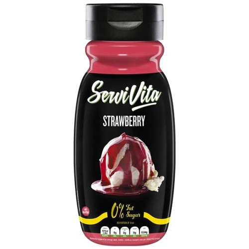 sirope de fresa servivita