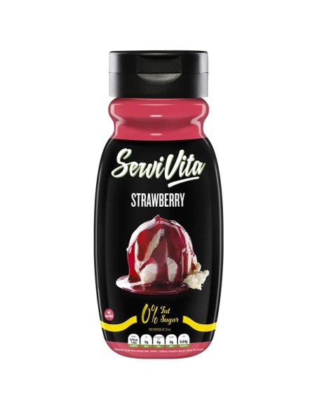 sirope de fresa servivita