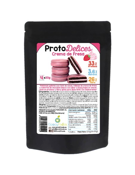 ProtoDelices crema de Fresa 120g