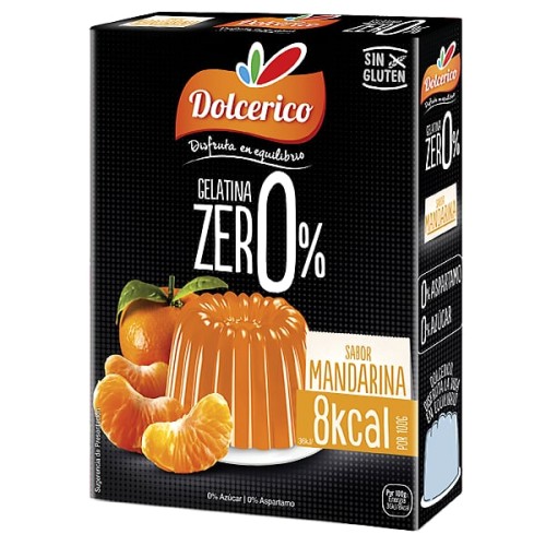 gelatina sin azucar dolcerico mandarina