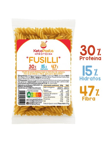fusilli proteicos ketopasta