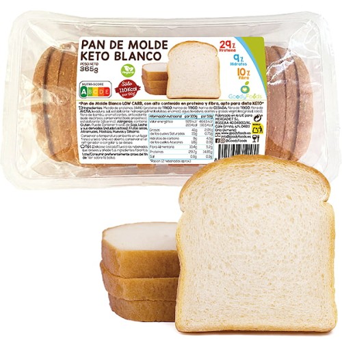 pan de molde proteico low carb